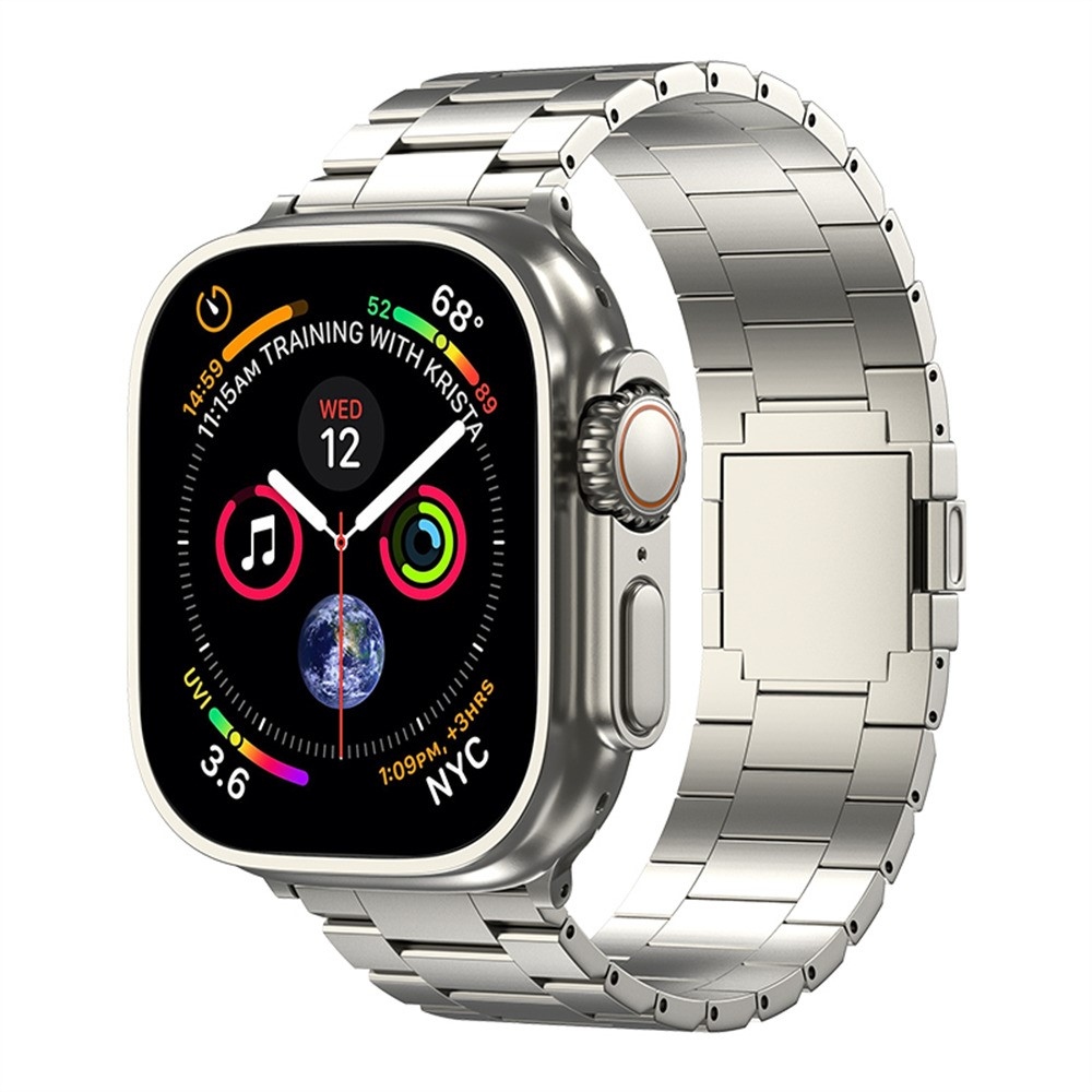 Alloy titánový remienok na Apple Watch Ultra 4/3/2/1 49mm/12/11/10 46mm - titán