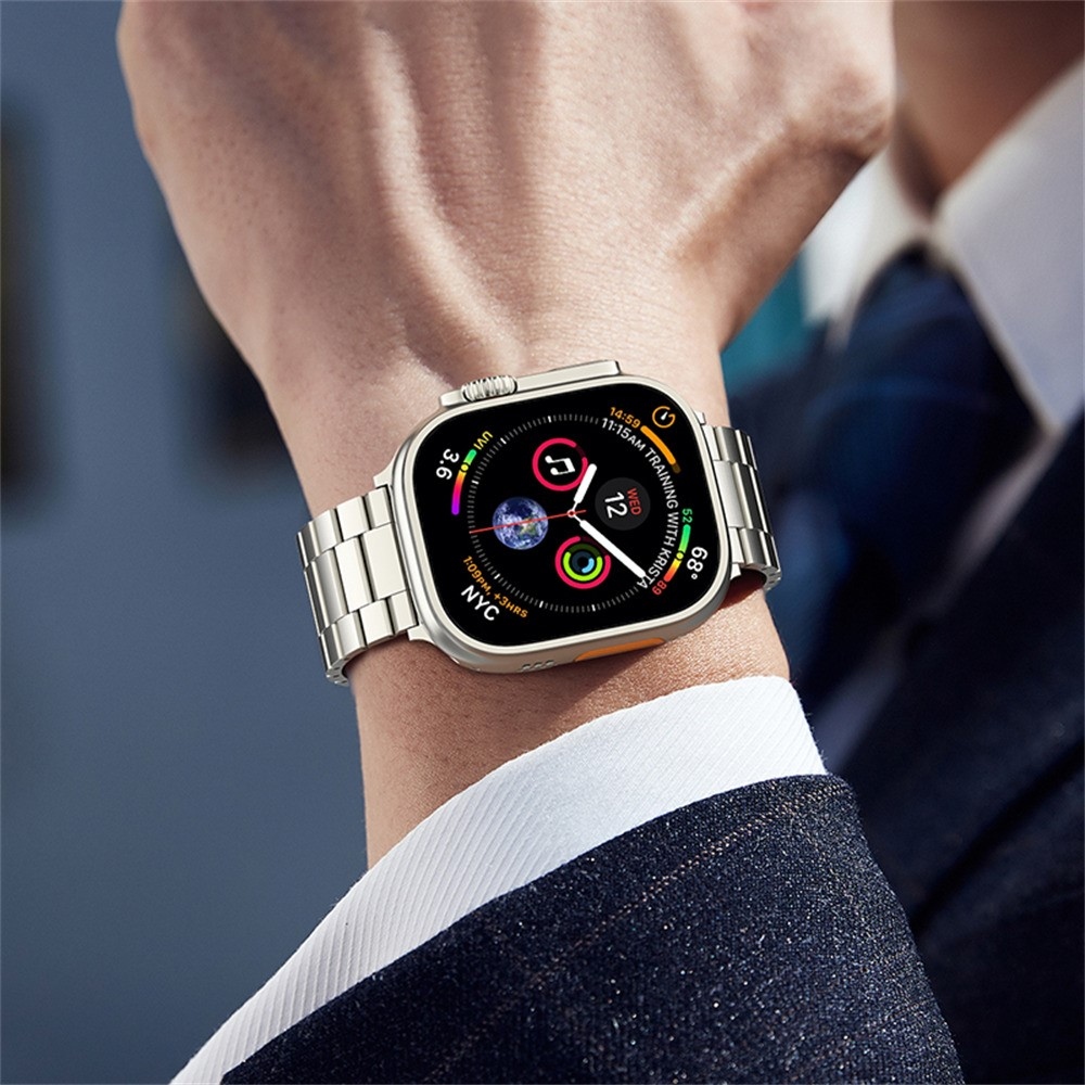 Alloy titánový remienok na Apple Watch Ultra 4/3/2/1 49mm/12/11/10 46mm - titán