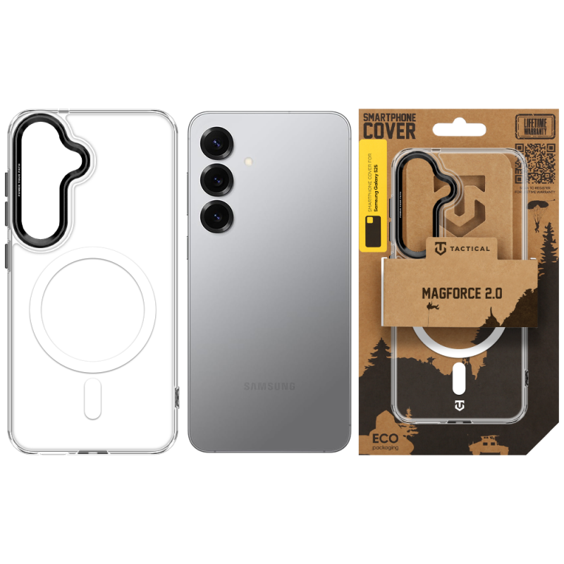 Tactical MagForce 2.0 – puzdro pre Samsung Galaxy S25, čierne