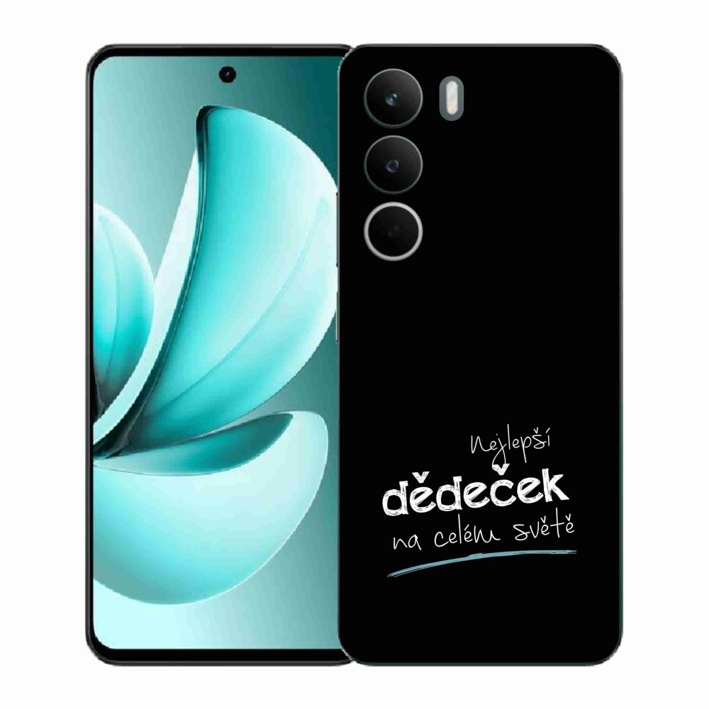 Gélový kryt mmCase na Realme C71 - najlepší dedko 3 čierne pozadie