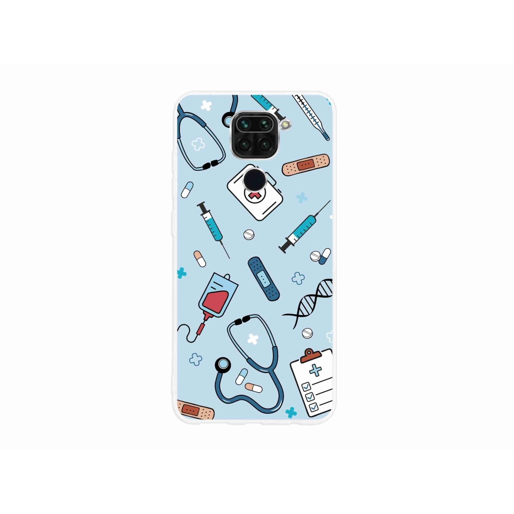 Gelový kryt mmCase na Xiaomi Redmi Note 9 - zdravotnictví 1