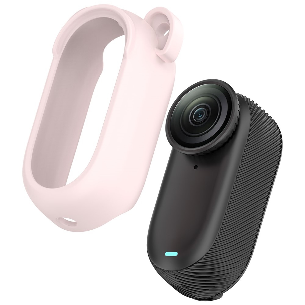 Silikónový ochranný obal pre Insta360 GO 3 / GO 3S - svetloružový