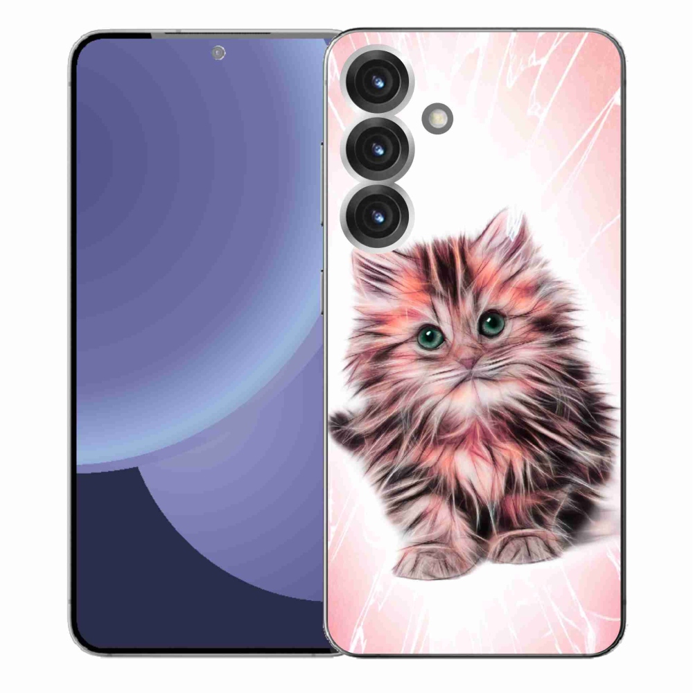 Gélový kryt mmCase na Samsung Galaxy S25+ - roztomilé mačiatko