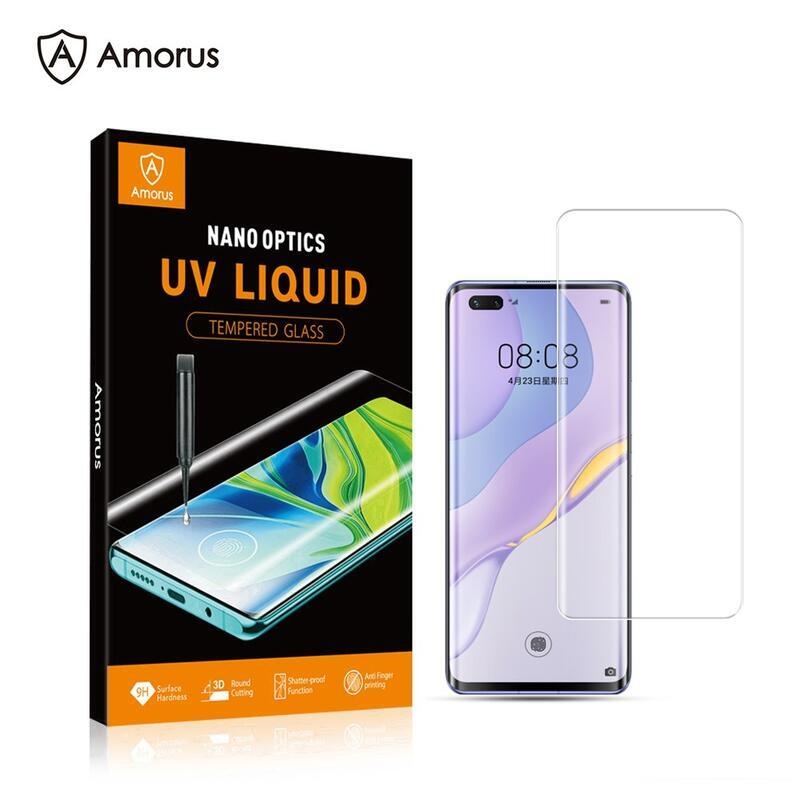 AMS celoplošné tvrdené sklo (UV svetlo) na mobil Vivo X60 Pro 5G