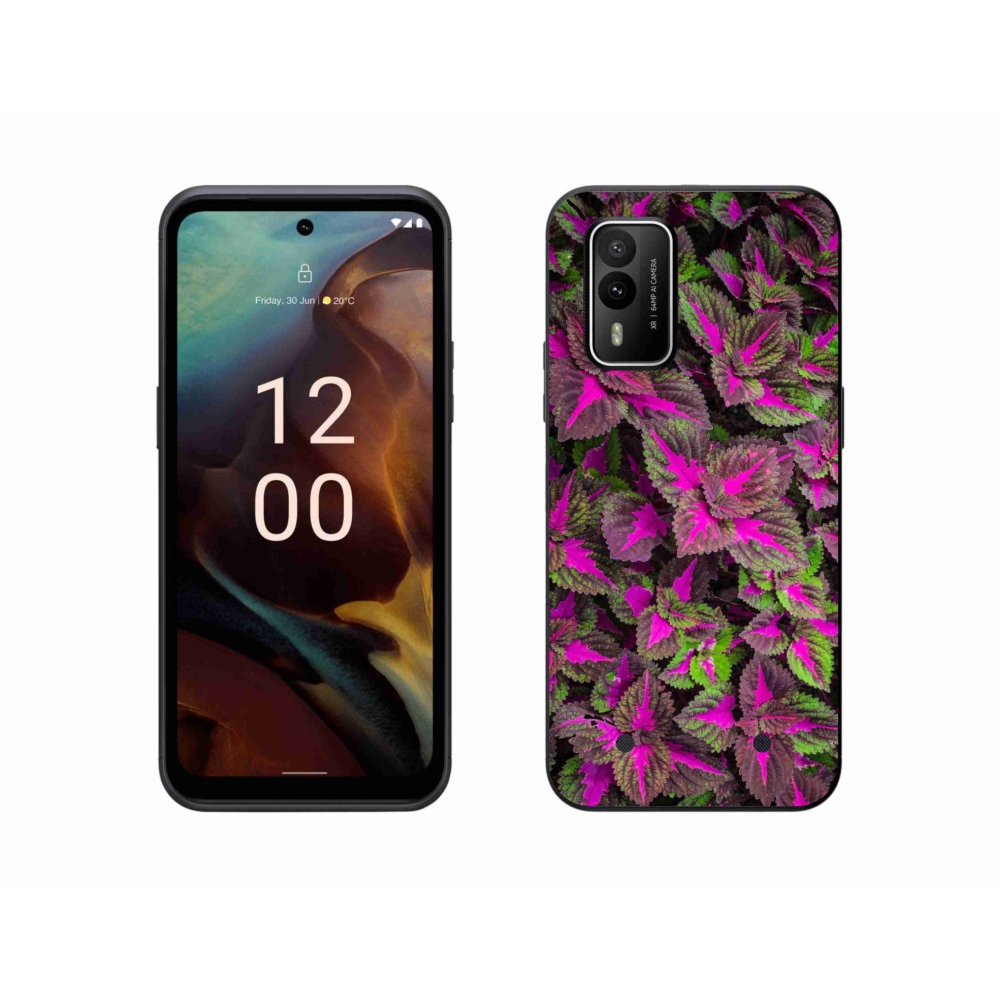 Gélový kryt mmCase na Nokia XR21 - kvety 10