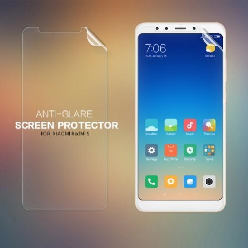 Antireflexná ochranná fólia na Xiaomi Redmi 5