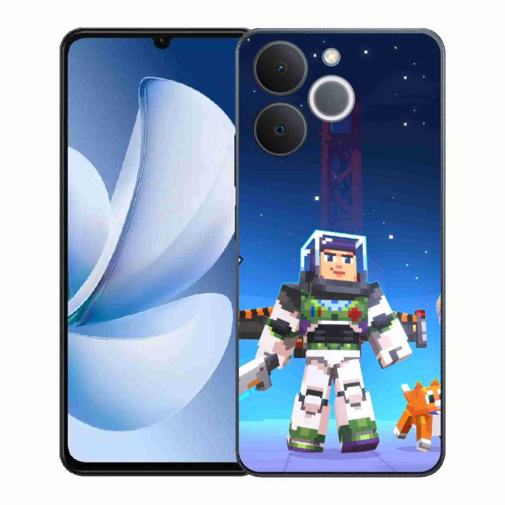 Gélový kryt mmCase na Realme Note 70T - minecraft 2
