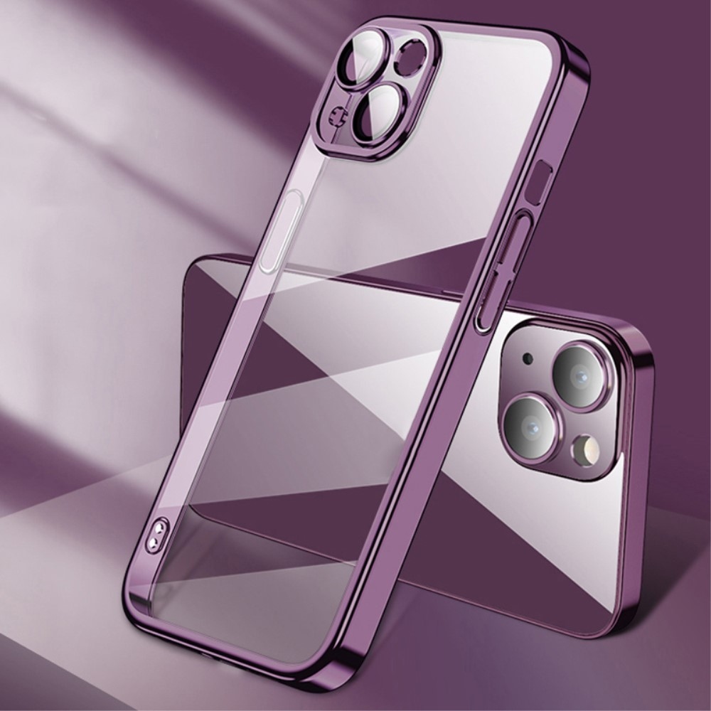 X-Level gélový obal s pevným chrbtom na iPhone 15 - fialový