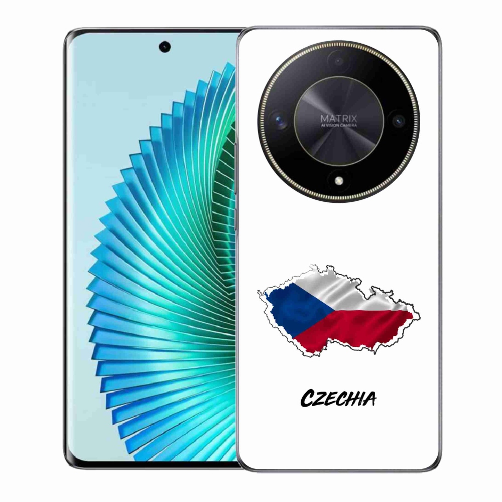Gélový kryt mmCase na Honor Magic 6 Lite 5G - Czechia biele pozadie