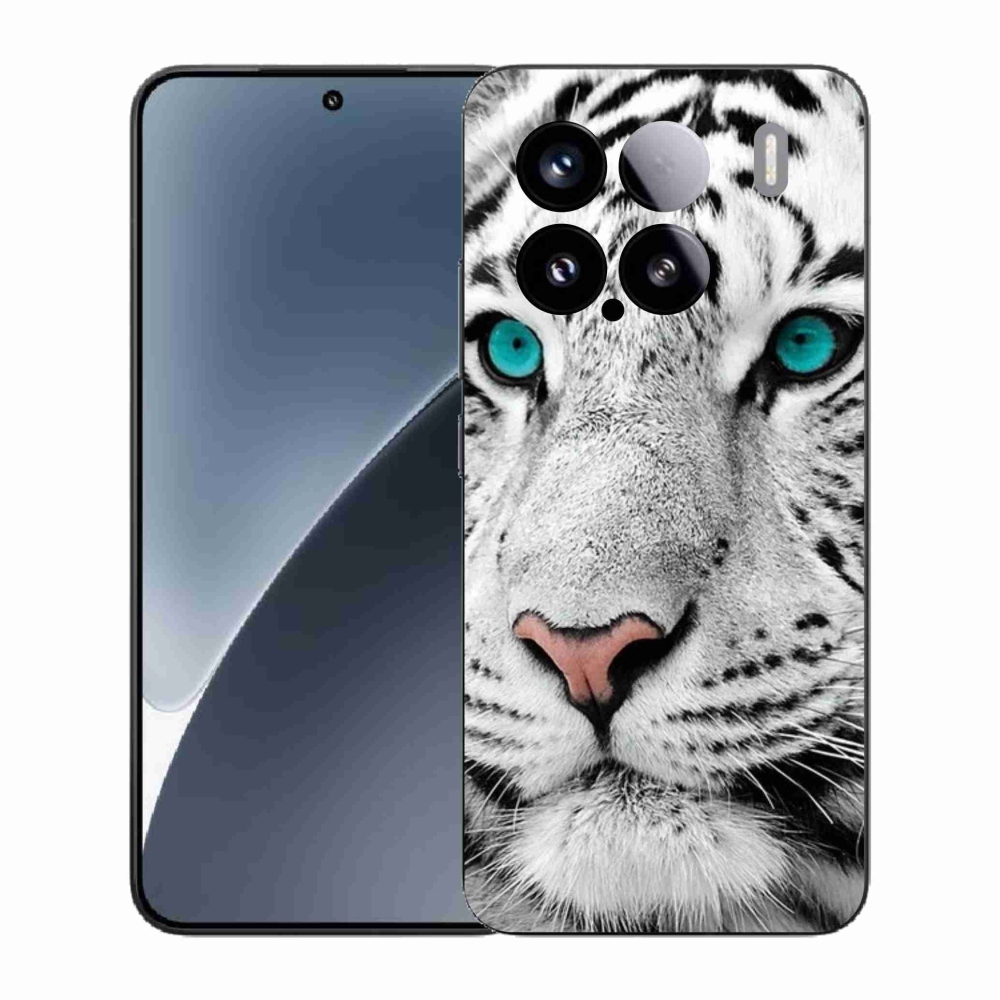 Gélový kryt mmCase na Xiaomi 15 - biely tiger