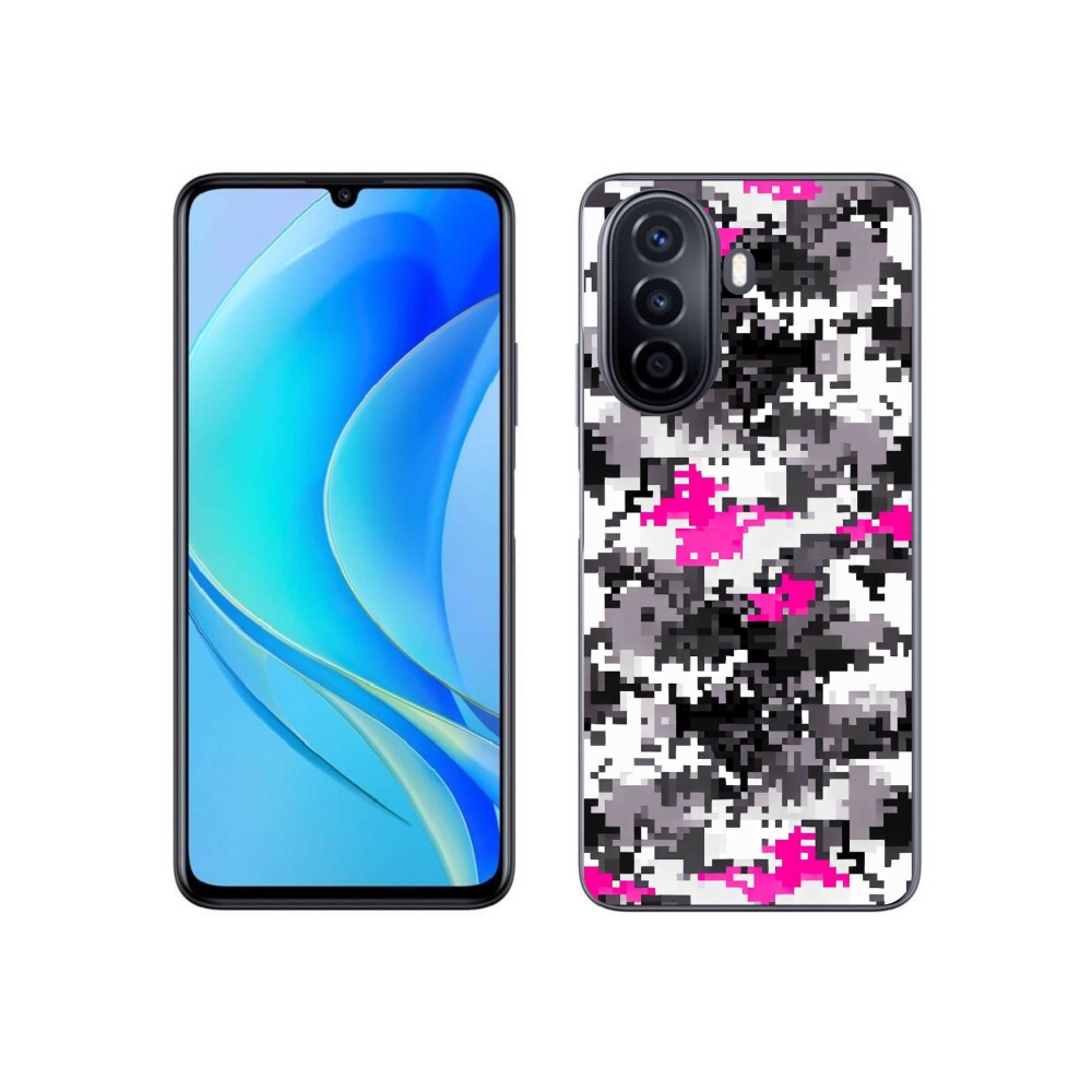 Gélový kryt mmCase na Huawei Nova Y70 - maskáčový vzor 4