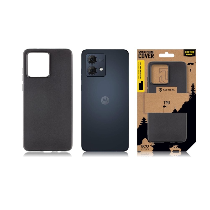 Tactical TPU Kryt pre Motorola G84 5G Black