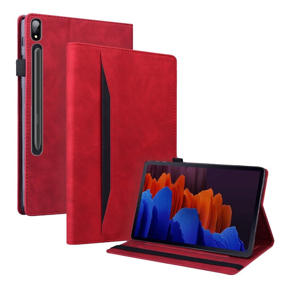 Business zatváracie púzdro na tablet Lenovo Tab P12 Pro - červené