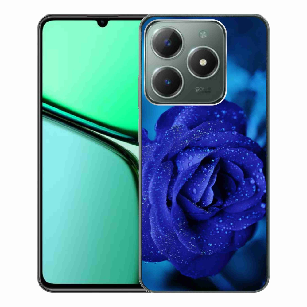 Gélový obal mmCase na Realme C61 - modrá ruža