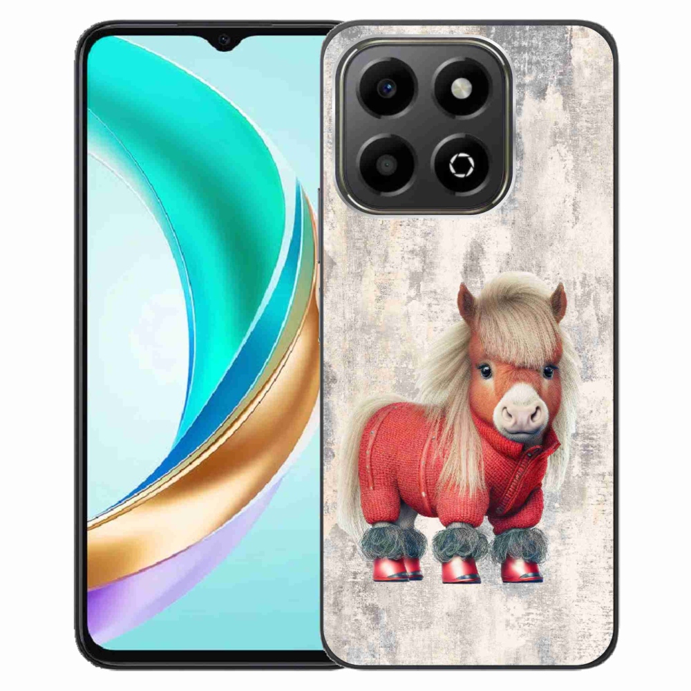 Gélový kryt mmCase na Honor X6b - poník vo svetri