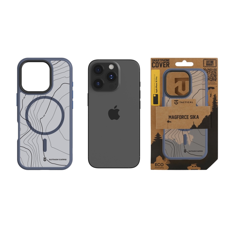 Taktický kryt MagForce Hyperstealth Sika pre iPhone 16 Pro Deep Blue