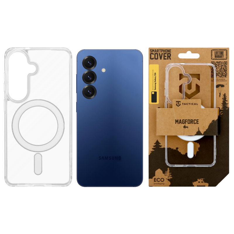 Taktický kryt MagForce pre Samsung Galaxy S26 Transparent