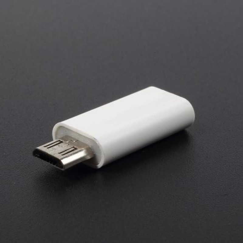 ARC redukcia z USB Type-C na micro USB - biela