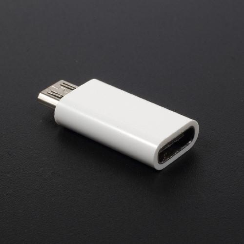 ARC redukcia z USB Type-C na micro USB - biela