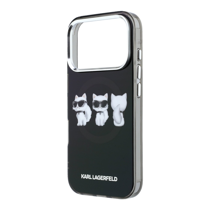 Karl Lagerfeld IML Choupette Trio Watercolor MagSafe zadný kryt pre iPhone 17 Pro Max
