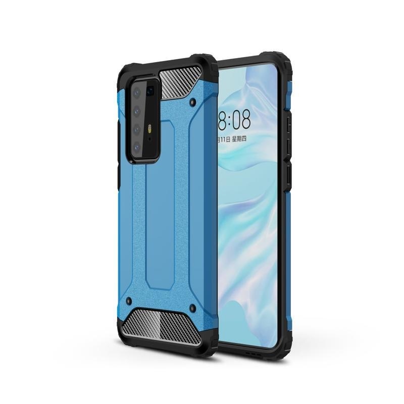 Armor hybridný odolný kryt na mobil Huawei P40 Pro - svetlomodré