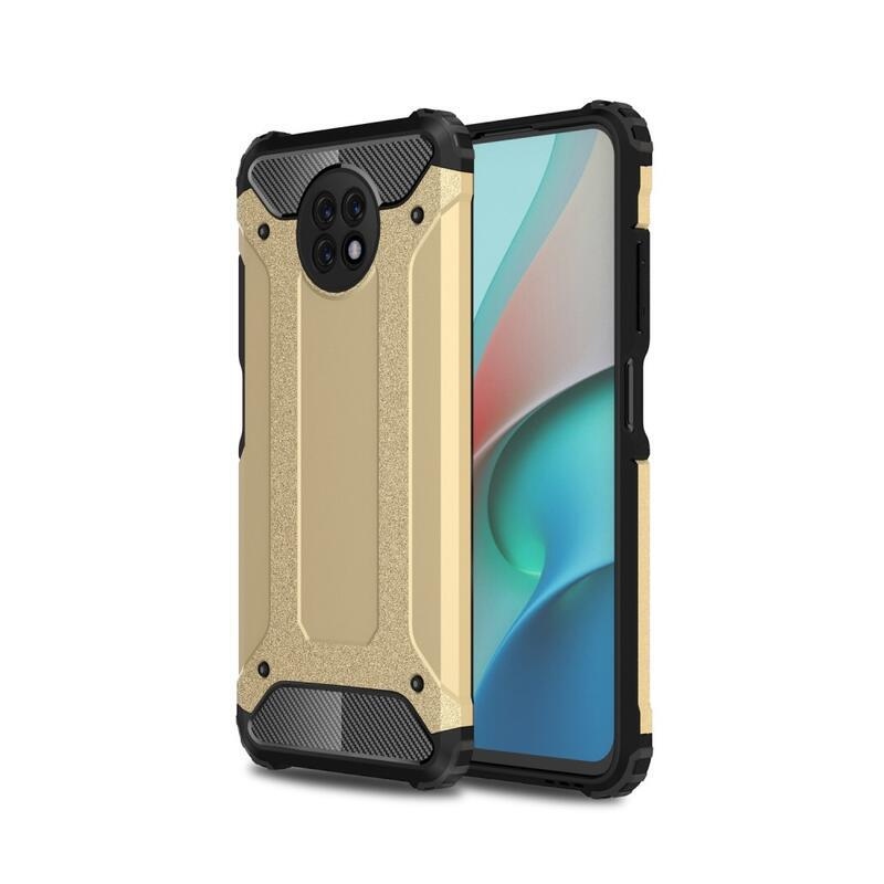 Armor odolný hybridný kryt na mobil Xiaomi Redmi Note 9T 5G - zlatý