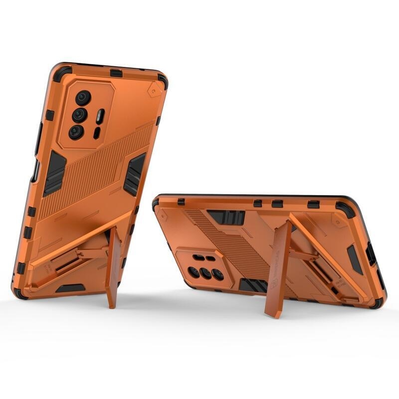 Armor odolný hybridný kryt pre mobil Xiaomi 11T / 11T Pro - oranžový