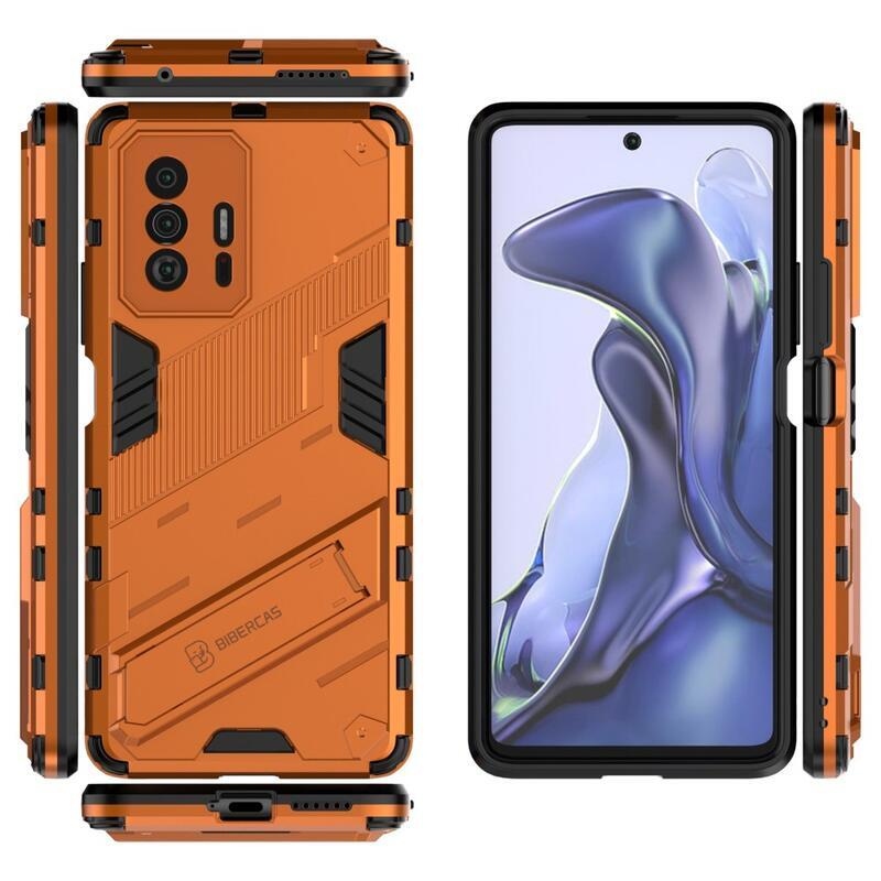 Armor odolný hybridný kryt pre mobil Xiaomi 11T / 11T Pro - oranžový