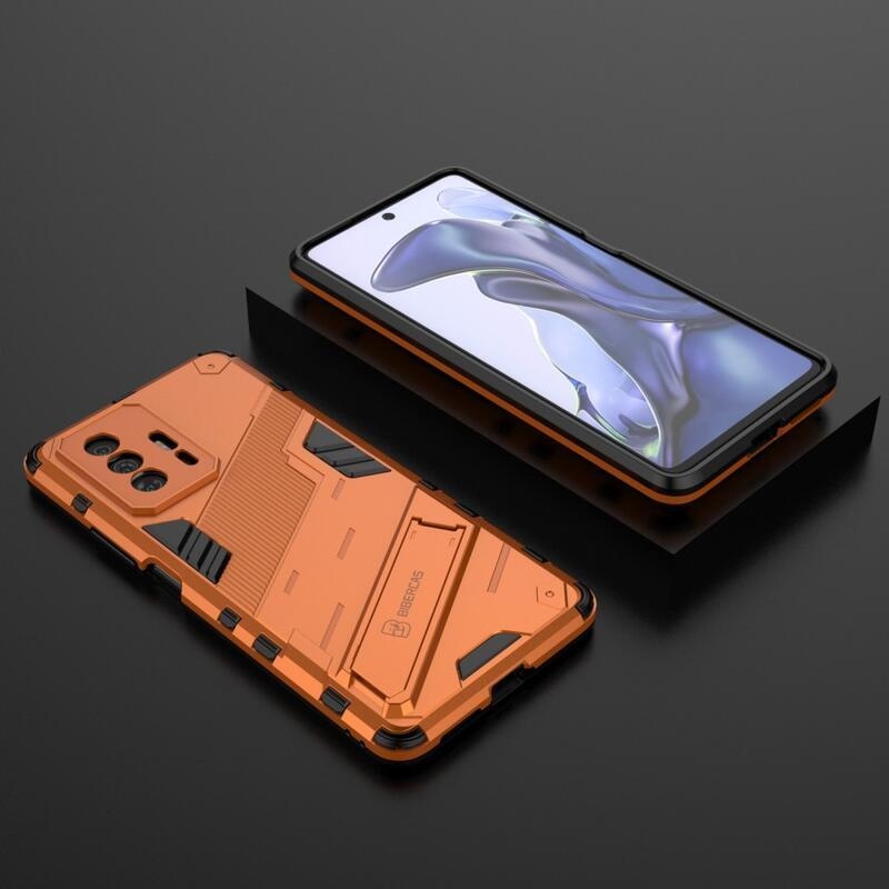 Armory odolný hybridný kryt pre mobil Xiaomi 11T / 11T Pro - oranžový