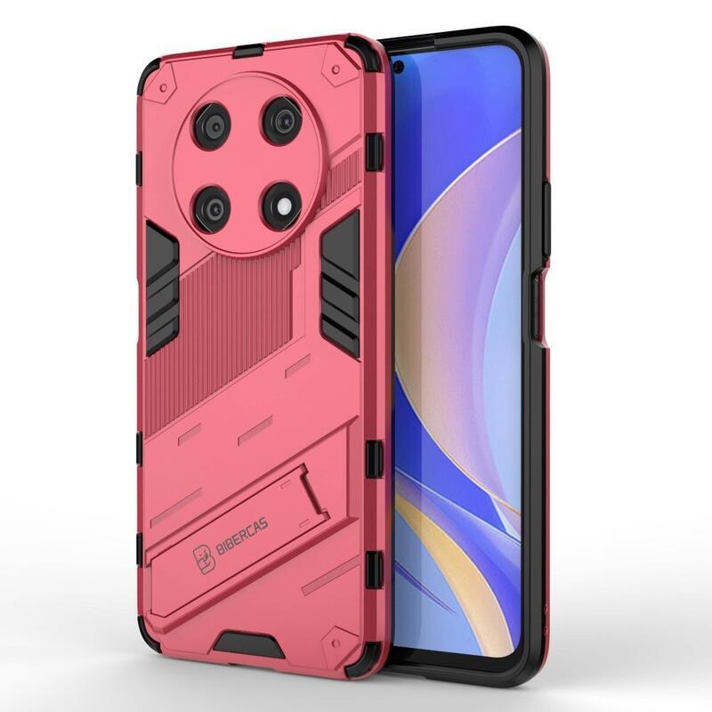 Armory odolný hybridný kryt s výklopným stojanom pre mobil Huawei Nova Y90 - rose