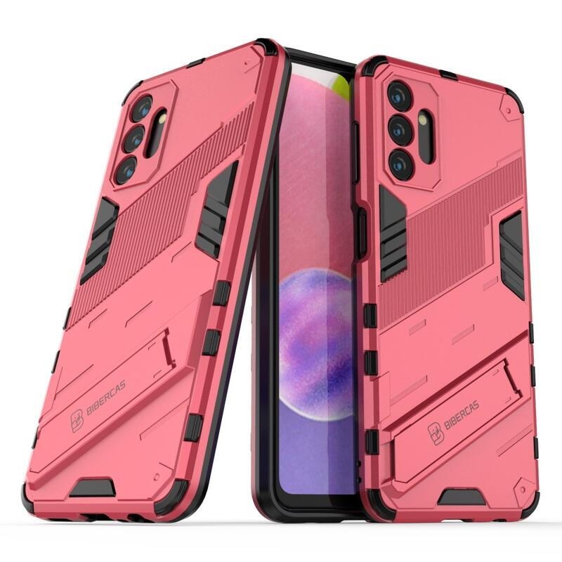 Armory odolný hybridný kryt s výklopným stojanom pre mobil Samsung Galaxy A13 5G/Galaxy A04s (164.7 x 76.7 x 9.1 mm) - rose