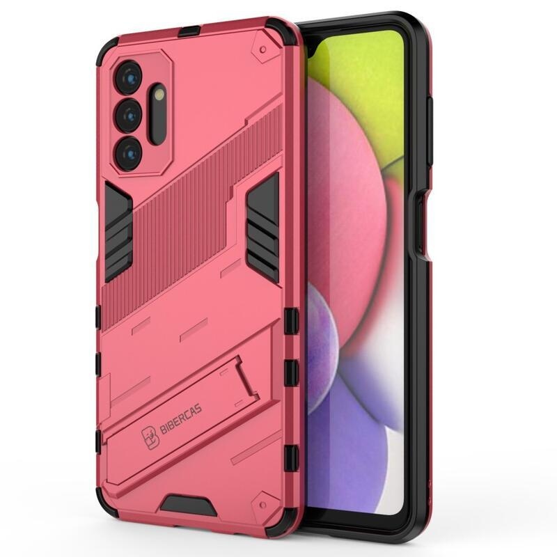 Armory odolný hybridný kryt s výklopným stojanom pre mobil Samsung Galaxy A13 5G/Galaxy A04s (164.7 x 76.7 x 9.1 mm) - rose