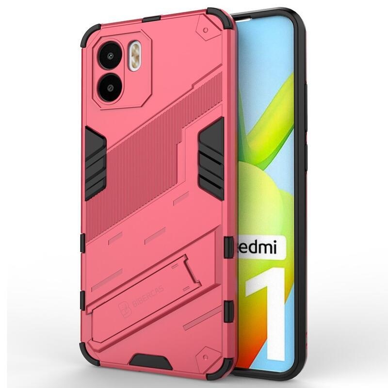 Armory odolný hybridný kryt s výklopným stojanom pre mobil Xiaomi Redmi A1/Redmi A2 - rose