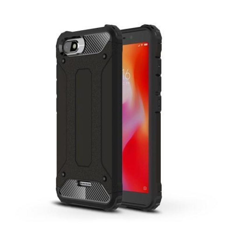 Armor hybridný odolný obal pre Xiaomi Redmi 6A - čierny