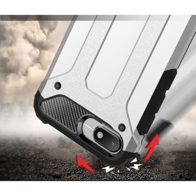 Armor hybridný odolný obal pre Xiaomi Redmi 6A - čierny