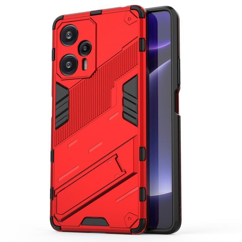 Armory odolný hybridný kryt na Xiaomi Poco F5 - červený