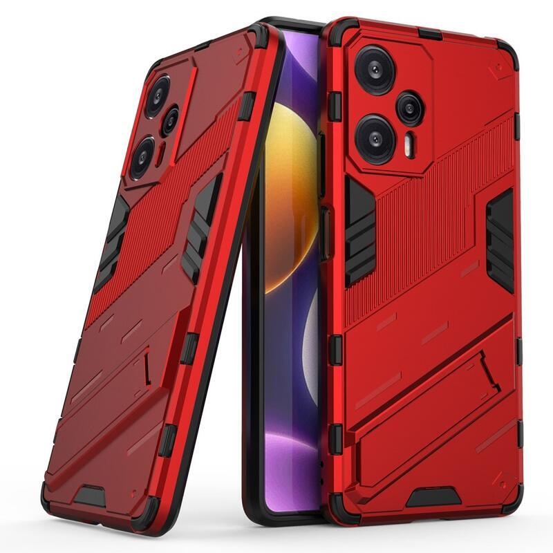 Armory odolný hybridný kryt na Xiaomi Poco F5 - červený