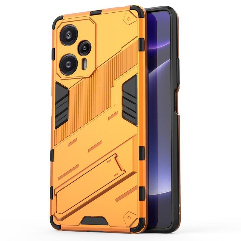 Armory odolný hybridný kryt na Xiaomi Poco F5 - oranžový