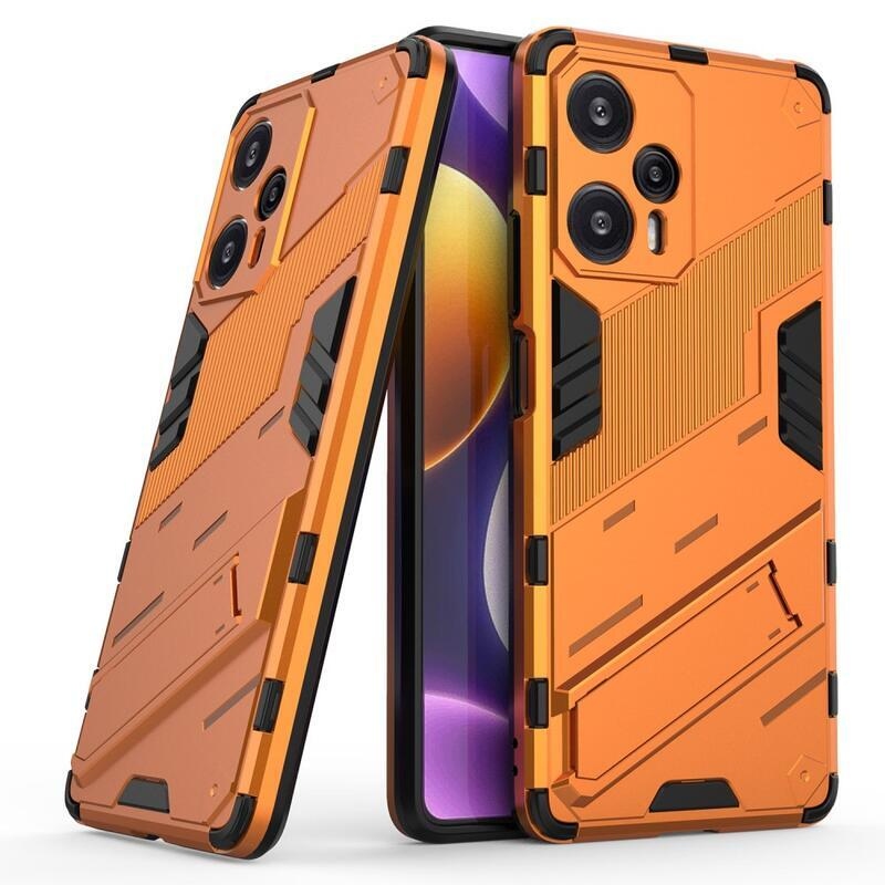 Armory odolný hybridný kryt na Xiaomi Poco F5 - oranžový