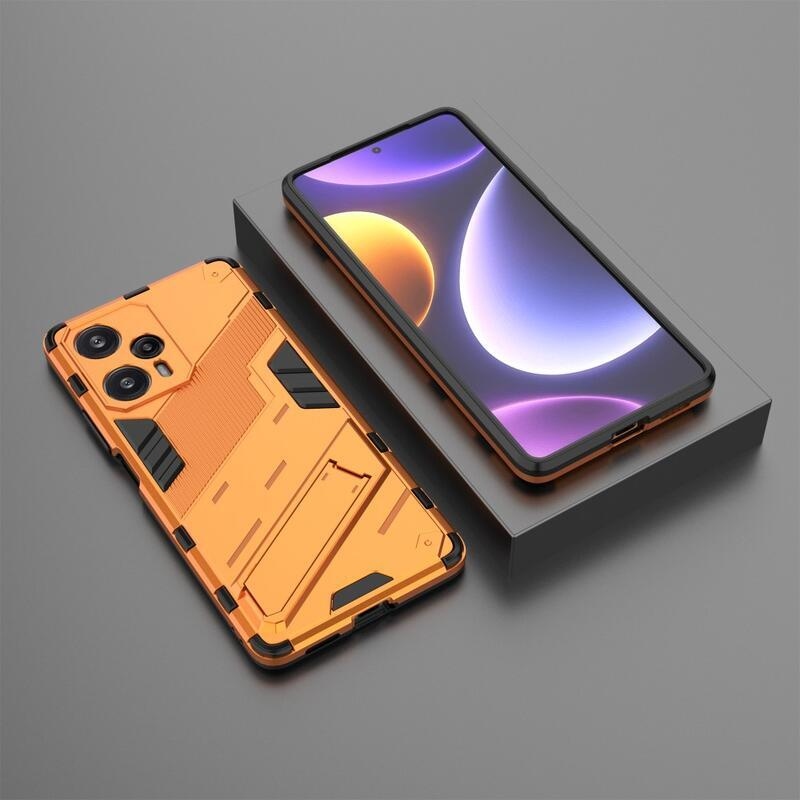 Armory odolný hybridný kryt na Xiaomi Poco F5 - oranžový