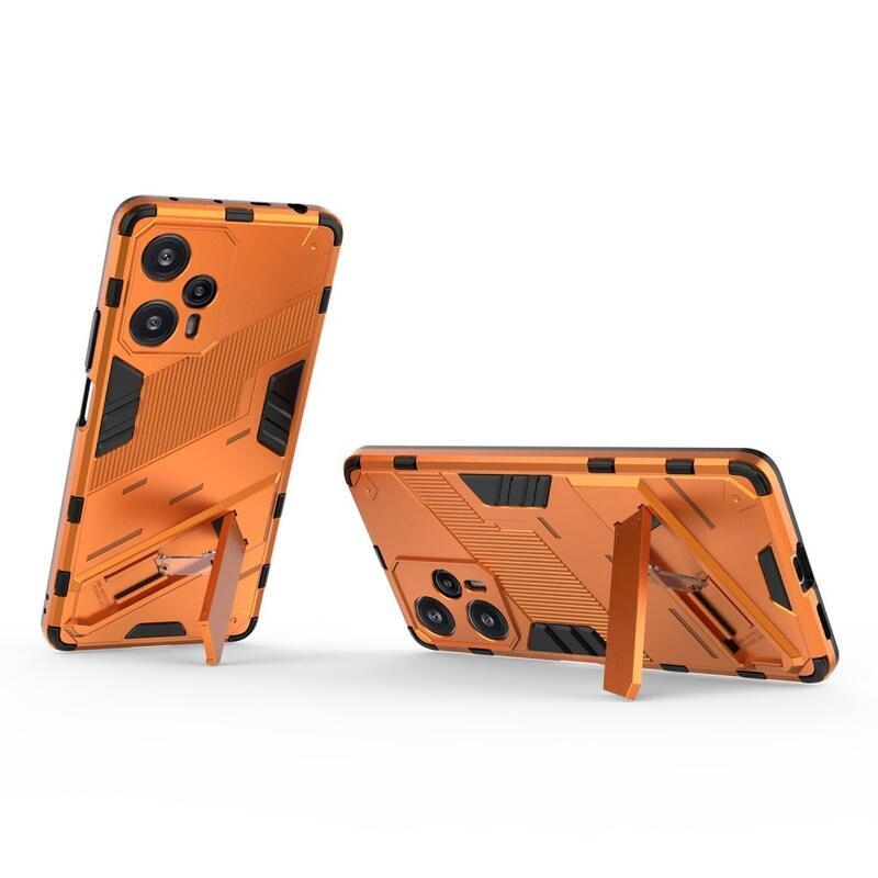 Armory odolný hybridný kryt na Xiaomi Poco F5 - oranžový