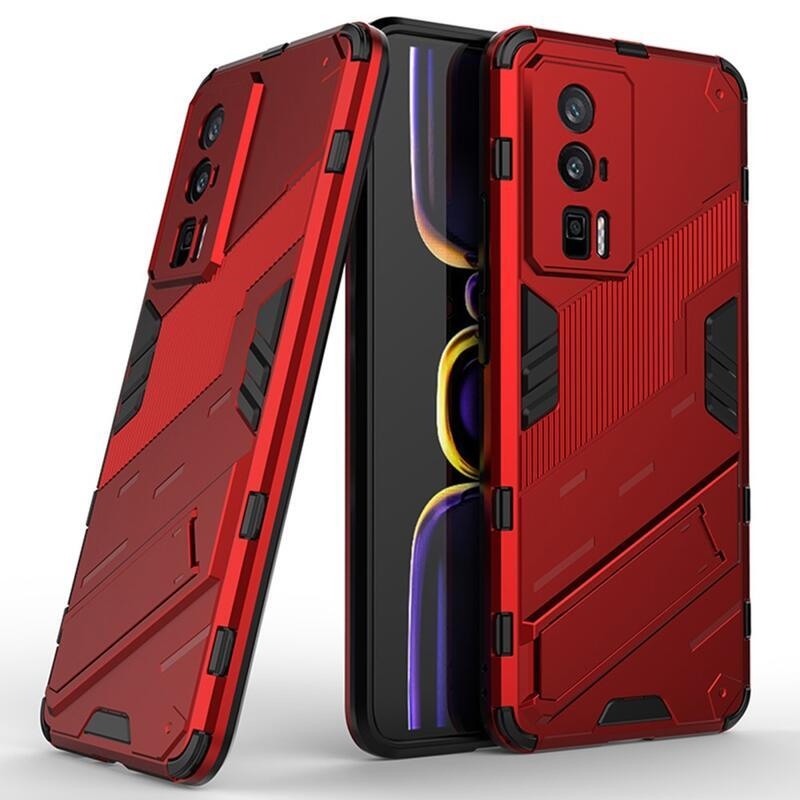 Armory odolný hybridný kryt na Xiaomi Poco F5 Pro - červený