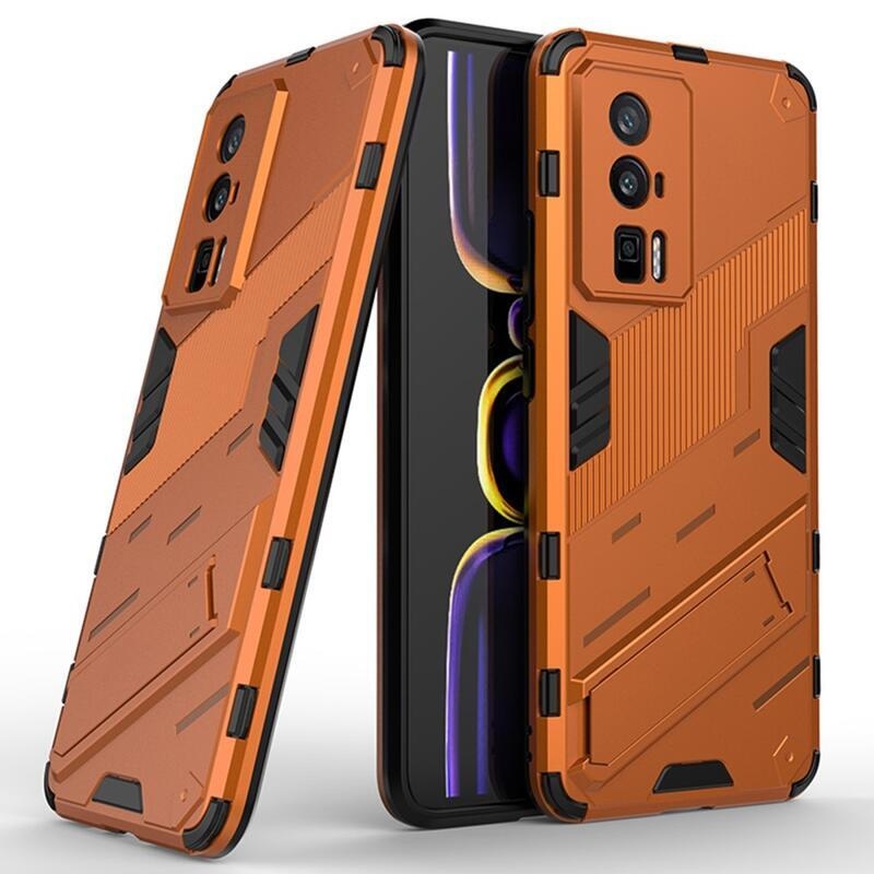 Armory odolný hybridný kryt na Xiaomi Poco F5 Pro - oranžový