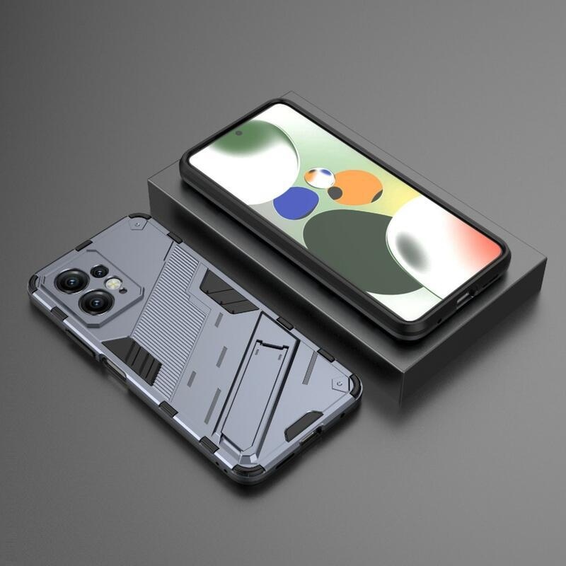 Armory odolný hybridný kryt na Xiaomi Redmi Note 12 4G - tmavomodrý