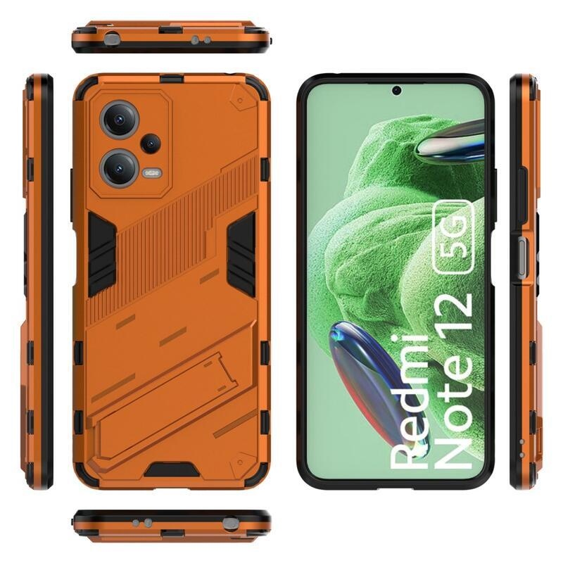 Armory odolný hybridný kryt Xiaomi Redmi Note 12 5G/Poco X5 5G - oranžový