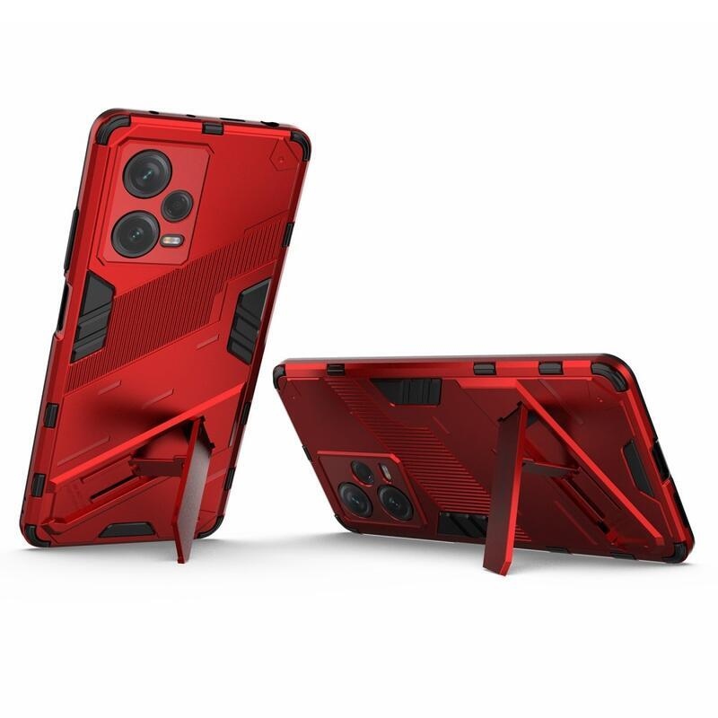 Armory odolný hybridný kryt na Xiaomi Redmi Note 12 Pro+ 5G - červené