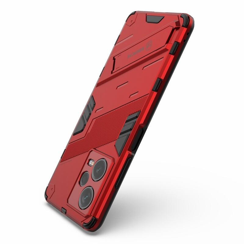 Armory odolný hybridný kryt na Xiaomi Redmi Note 12 Pro+ 5G - červené