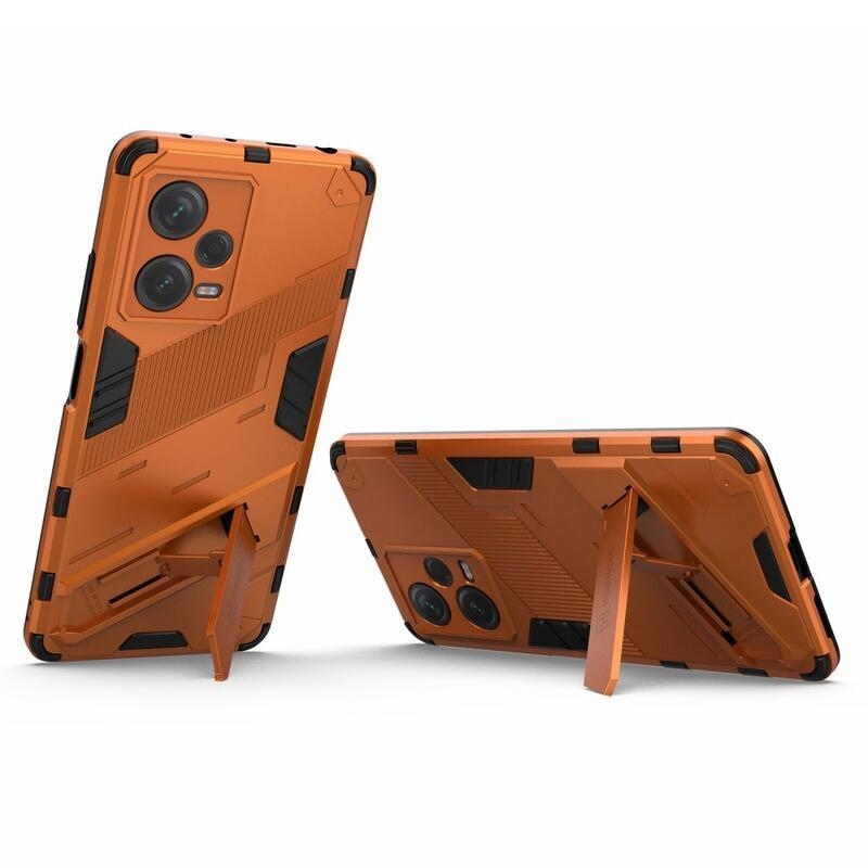 Armory odolný hybridný kryt na Xiaomi Redmi Note 12 Pro+ 5G - oranžové