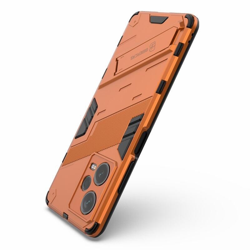 Armory odolný hybridný kryt na Xiaomi Redmi Note 12 Pro+ 5G - oranžové