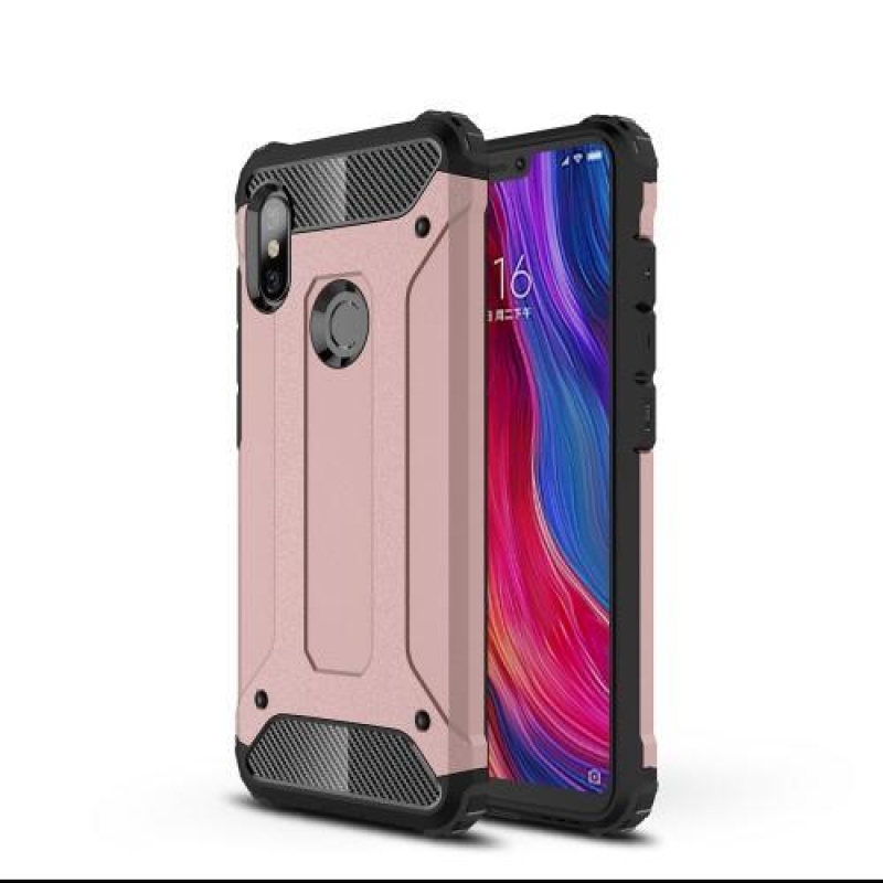 Armor odolný hybridný kryt na Xiaomi Redmi Note 6 Pro - rosegold